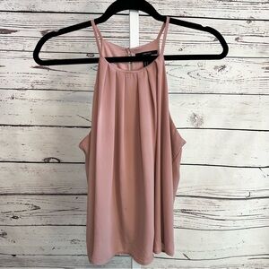 Forever 21 Blush Pink Flowy Blouse Top Medium